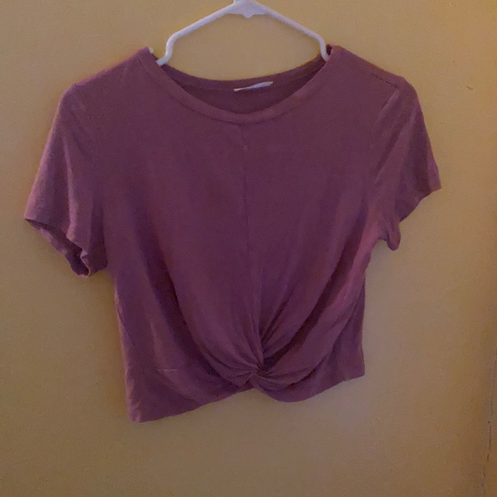 Light purple crop top